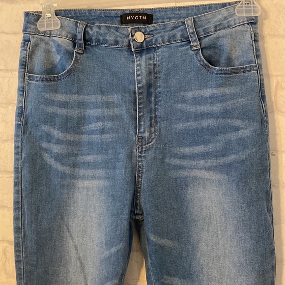 NVGTN High Rise Jeans Size M - Picture 2 of 10